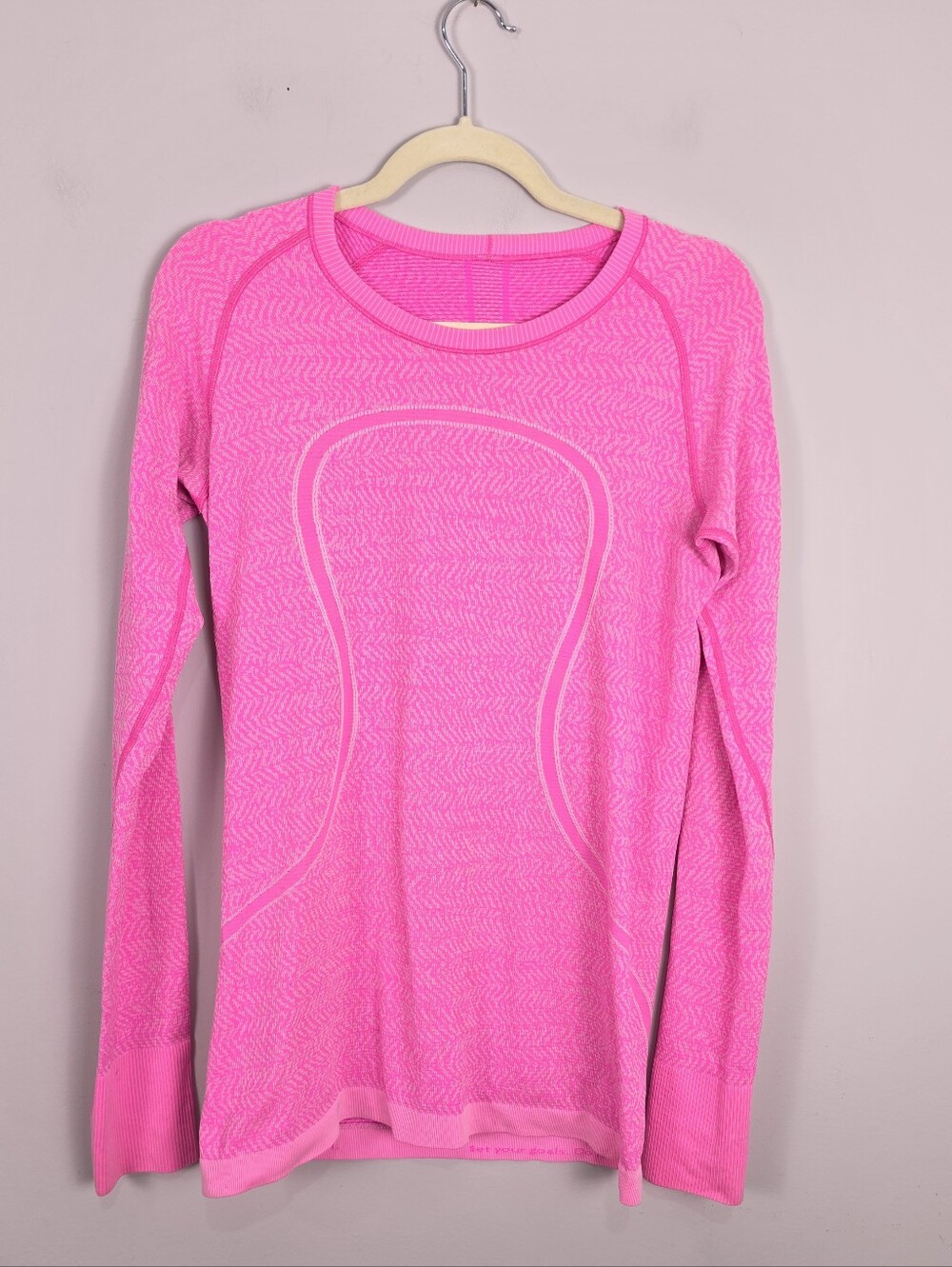 Lululemon Swiftly Tech Long Sleeve Crew Shirt pink Size 10